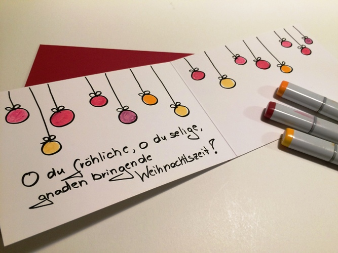 With every Christmas card I write … | GeschenkeStern