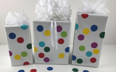 Geschenkverpackung Polka Dots