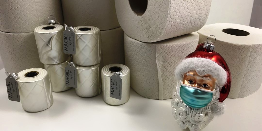 Alle reden von Toilettenpapier & Santa trägt Maske